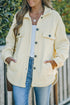 Exclusive Casual Turn Down Collar Buttoned Shirt Jacket