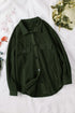 Exclusive Casual Turn Down Collar Buttoned Shirt Jacket