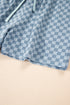 Exclusive Checkered Long Sleeve Pullover And Short Set