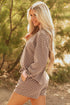 Exclusive Checkered Long Sleeve Pullover And Short Set