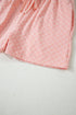 Exclusive Checkered Long Sleeve Pullover And Short Set