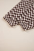 Exclusive Checkered Print Athleisure Two Piece Pant Sets
