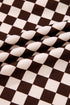 Exclusive Checkered Print Athleisure Two Piece Pant Sets