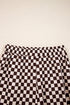Exclusive Checkered Print Athleisure Two Piece Pant Sets