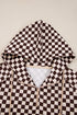 Exclusive Checkered Print Athleisure Two Piece Pant Sets