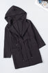 Exclusive Chic Drawstring Turndown Collar Hooded Jacket