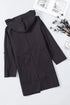Exclusive Chic Drawstring Turndown Collar Hooded Jacket