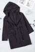 Exclusive Chic Drawstring Turndown Collar Hooded Jacket