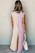 Exclusive Corded Knit Buttoned Wide Leg Jumpsuit