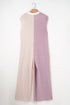Exclusive Corded Knit Buttoned Wide Leg Jumpsuit