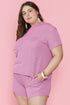 Exclusive Corded Ribbed Knit Two Piece Loungewear