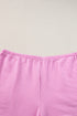Exclusive Corded Ribbed Knit Two Piece Loungewear