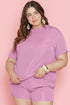 Exclusive Corded Ribbed Knit Two Piece Loungewear