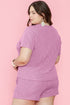 Exclusive Corded Ribbed Knit Two Piece Loungewear