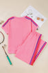 Exclusive Crewneck High Waist Wide Leg Pant Sets