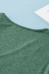 Exclusive Embroidered Lace Draped Sleeve V Neck Blouse
