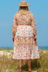 Exclusive Floral Paneled Tiered Ruffle Maxi Dress