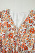 Exclusive Floral Paneled Tiered Ruffle Maxi Dress