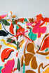 Exclusive Floral Print Drawstring Tiered V Neck Maxi Dress