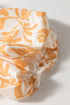 Exclusive Floral Print Puff Sleeve Plus Size Maxi Dress