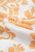 Exclusive Floral Print Puff Sleeve Plus Size Maxi Dress