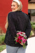 Exclusive Leopard Print Notch V Neck Blouse