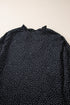 Exclusive Leopard Print Notch V Neck Blouse