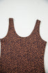 Exclusive Leopard Print Sleeveless Scoop Neck Bodysuit