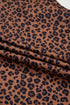 Exclusive Leopard Print Sleeveless Scoop Neck Bodysuit