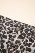 Exclusive Leopard Print Western Denim Mini Skirt