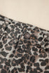 Exclusive Leopard Print Western Denim Mini Skirt