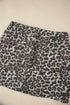Exclusive Leopard Print Western Denim Mini Skirt