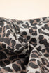 Exclusive Leopard Print Western Denim Mini Skirt