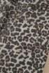 Exclusive Leopard Print Western Denim Mini Skirt