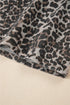 Exclusive Leopard Print Western Denim Mini Skirt