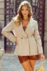 Exclusive Modern Chic Single Breasted Suit Blazer