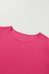 Exclusive Modern Solid Ruffled Short Sleeve Top