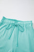 Exclusive Ribbed Button V Neck Tank Short Set