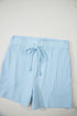 Exclusive Ribbed Button V Neck Tank Short Set