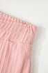 Exclusive Ribbed Button V Neck Tank Short Set