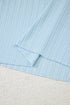 Exclusive Ribbed Button V Neck Tank Short Set