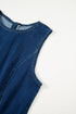 Exclusive Sleeveless Zipped Front Bodycon Denim Mini Dress