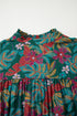 Exclusive Southern Belle Ruffled Puff Sleeve Floral Dress