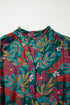 Exclusive Southern Belle Ruffled Puff Sleeve Floral Dress