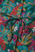 Exclusive Southern Belle Ruffled Puff Sleeve Floral Dress