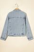 Exclusive Street Style Zip Up Washed Denim Jacket