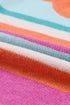 Exclusive Striped Drop Shoulder Puff Sleeve Knit Sweater