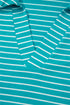 Exclusive Striped V Neck Tee And Casual Short Sets