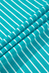 Exclusive Striped V Neck Tee And Casual Short Sets