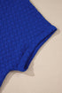 Exclusive Textured Jacquard Button Tee And Short Set